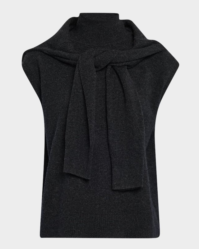 Cashmino Mock-Neck Sweat